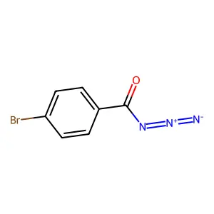 4-Bromobenzoyl azide structure