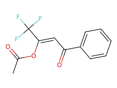 2-Buten-1-one,3-(acetyloxy)-4,4,4-trifluoro-1-phenyl- structure