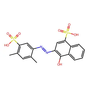 FD&C红4号游离酸 structure