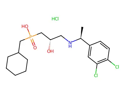 CGP 54626 HYDROCHLORIDE structure