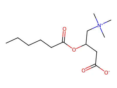 DL-Hexanoylcarnitine chloride structure