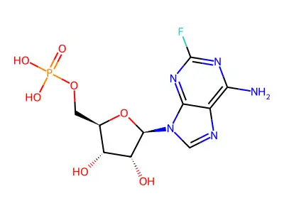 Poly(2-fluoroadenylic acid) structure