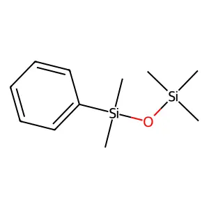 Pentamethylphenyldisiloxane structure