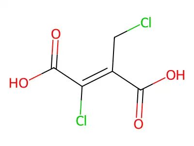 2-氯-3-(氯甲基)丁-2-烯二酸 structure