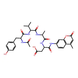 乙酰基-YVAD-AMC structure