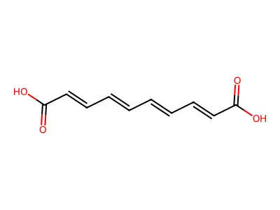 2,4,6,8-Decatetraenedioic acid structure