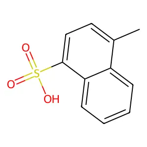 4-Methyl-1-naphthalenesulfonic acid structure