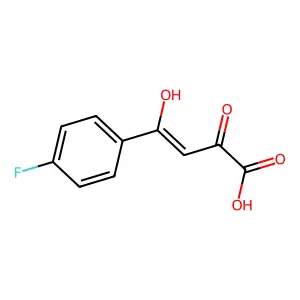 4-(4-Fluorophenyl)-2-hydroxy-4-oxobut-2-enoic acid structure