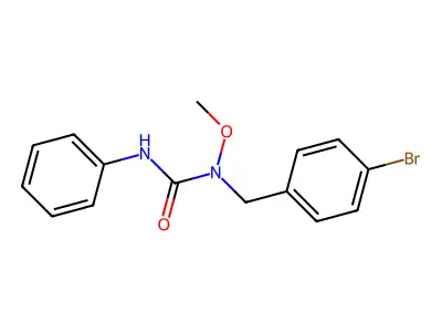 1-(4-Bromobenzyl)-1-methoxy-3-phenylurea structure