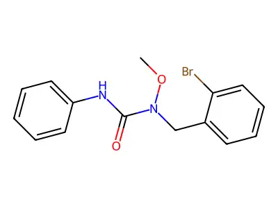 1-(2-Bromobenzyl)-1-methoxy-3-phenylurea structure