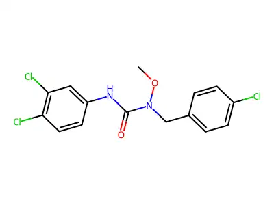 1-(4-Chlorobenzyl)-3-(3,4-dichlorophenyl)-1-methoxyurea structure
