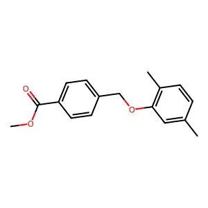 Methyl 4-[(2,5-dimethylphenoxy)methyl]benzoate structure