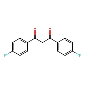 1,3-Propanedione, 1,3-bis(4-fluorophenyl)- structure