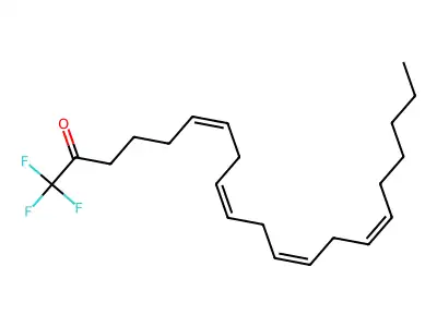1,1,1-三氟-2-二十一碳-6,9,12,15-四烯酮 structure