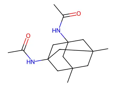 1,7-Diacetamido-3,5-dimethyladamantane structure