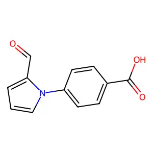 4-(2-Formyl-1H-pyrrol-1-yl)benzoic acid structure