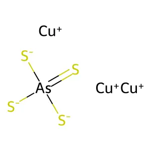 Enargite (Cu3(AsS4) structure
