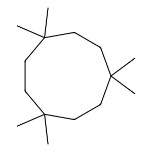 Cyclononane, 1,1,4,4,7,7-hexamethyl- structure