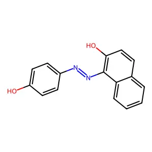 1-(4-Hydroxyphenylazo)-2-naphthol structure