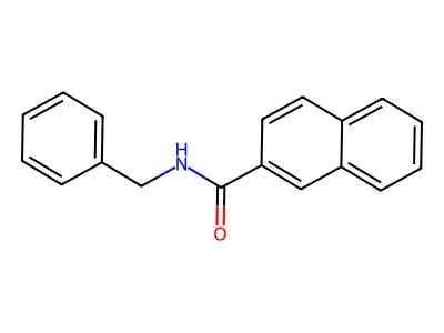 N-benzyl-2-naphthamide structure