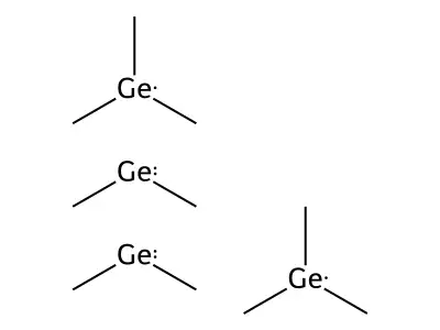 Tetragermane, decamethyl- structure
