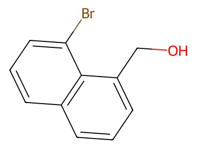 (8-Bromonaphthalen-1-yl)methanol structure