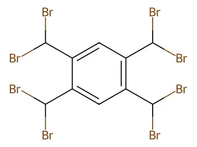1,2,4,5-Tetrakis(dibromomethyl)benzene structure