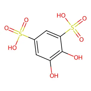 4,5-Dihydroxy-1,3-benzenedisulfonic acid structure