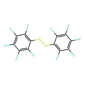 Bis(pentafluorophenyl) disulfide structure