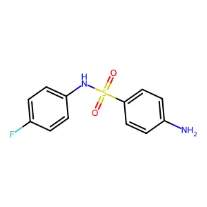 4-Amino-N-(4-fluorophenyl)benzenesulfonamide structure