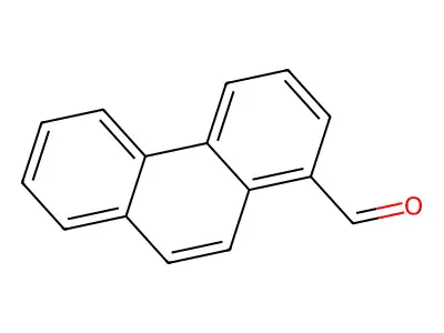 Phenanthrene-1-carbaldehyde structure