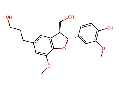 Dihydrodehydroconiferyl alcohol, (7R,8S)-(-)- structure