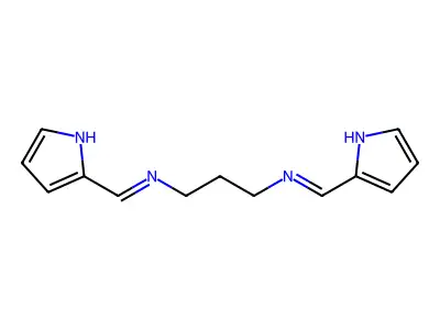 N~1~,N~3~-Bis[(2H-pyrrol-2-ylidene)methyl]propane-1,3-diamine structure