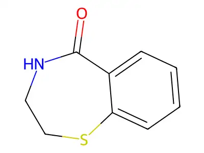 2,3,4,5-Tetrahydro-1,4-benzothiazepin-5-one structure