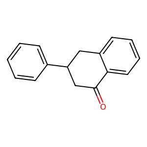 3-Phenyl-3,4-dihydro-1(2h)-naphthalenone structure