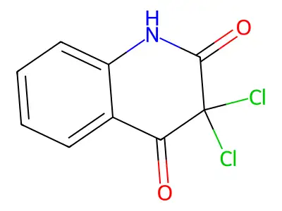 3,3-Dichloroquinoline-2,4(1H,3H)-dione structure