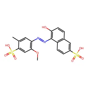Allura Red AC structure