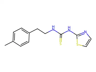 1-Thiazol-2-yl-3-(2-p-tolyl-ethyl)-thiourea structure