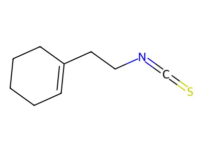 1-(2-Isothiocyanatoethyl)cyclohex-1-ene structure