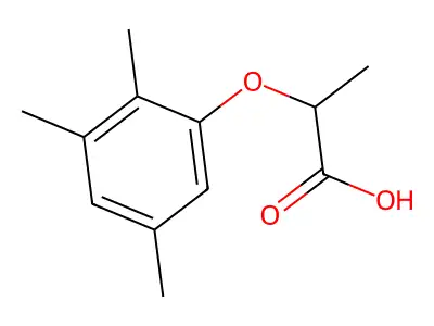 2-(2,3,5-Trimethylphenoxy)propanoic acid structure
