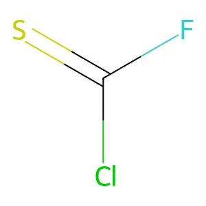 硫代碳酰氯氟 structure