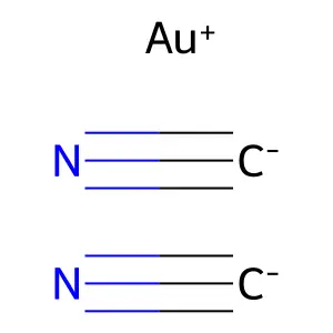 dicyanidoaurate(I) structure