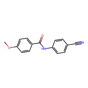 4-cyano-N-(4-methoxyphenyl)benzamide structure
