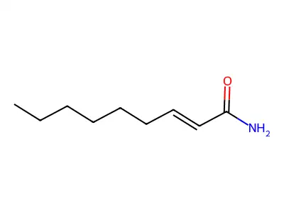 trans 2-Nonenoic acid amide structure