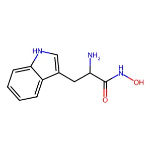 N-Hydroxy-L-tryptophanamide structure