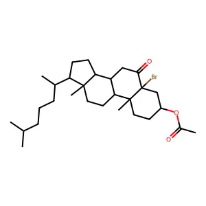 S-(4-Acetylmercaptobut-2-ynyl)trimethylammonium structure