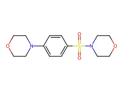4-(4-Morpholin-4-ylsulfonylphenyl)morpholine structure