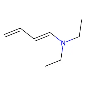 N,N-diethylbuta-1,3-dien-1-amine structure