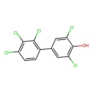2',3,3',4',5-Pentachloro-4-hydroxybiphenyl structure