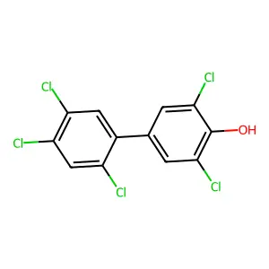 (1,1'-Biphenyl)-4-ol, 2',3,4',5,5'-pentachloro- structure
